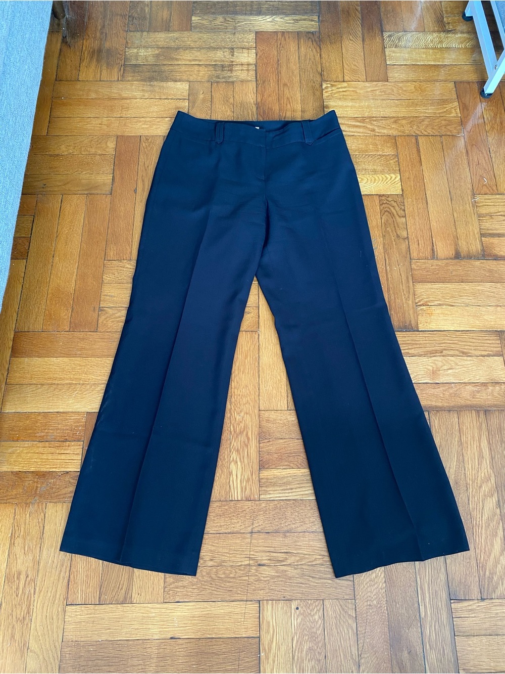 Ann Taylor Loft Marisa Black Wool Blend Dress Pants Size 8 Career Office